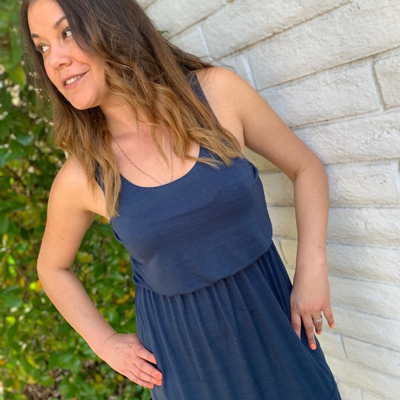 Lush Navy Tank Dress - Picture 5 of 5